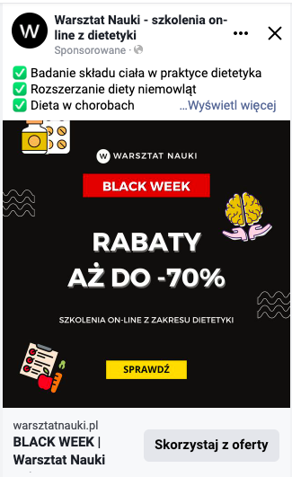Reklama Black Week - agencja reklamowa