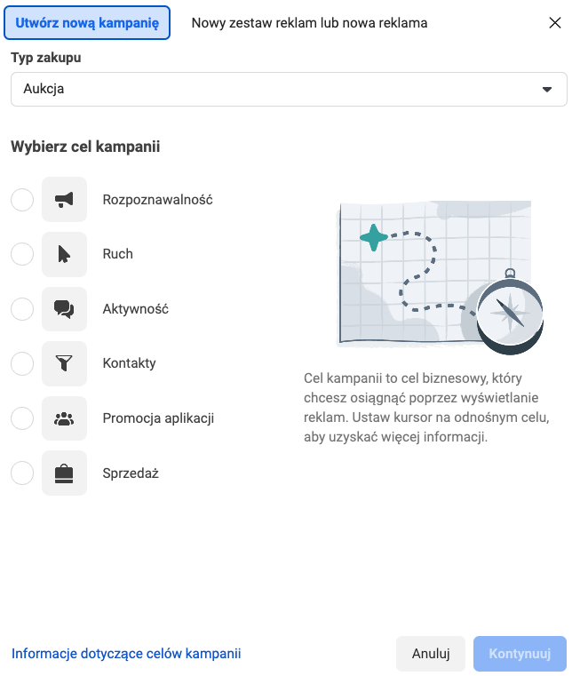 Jakie cele reklamowe wybrać w kampanii Meta Ads?