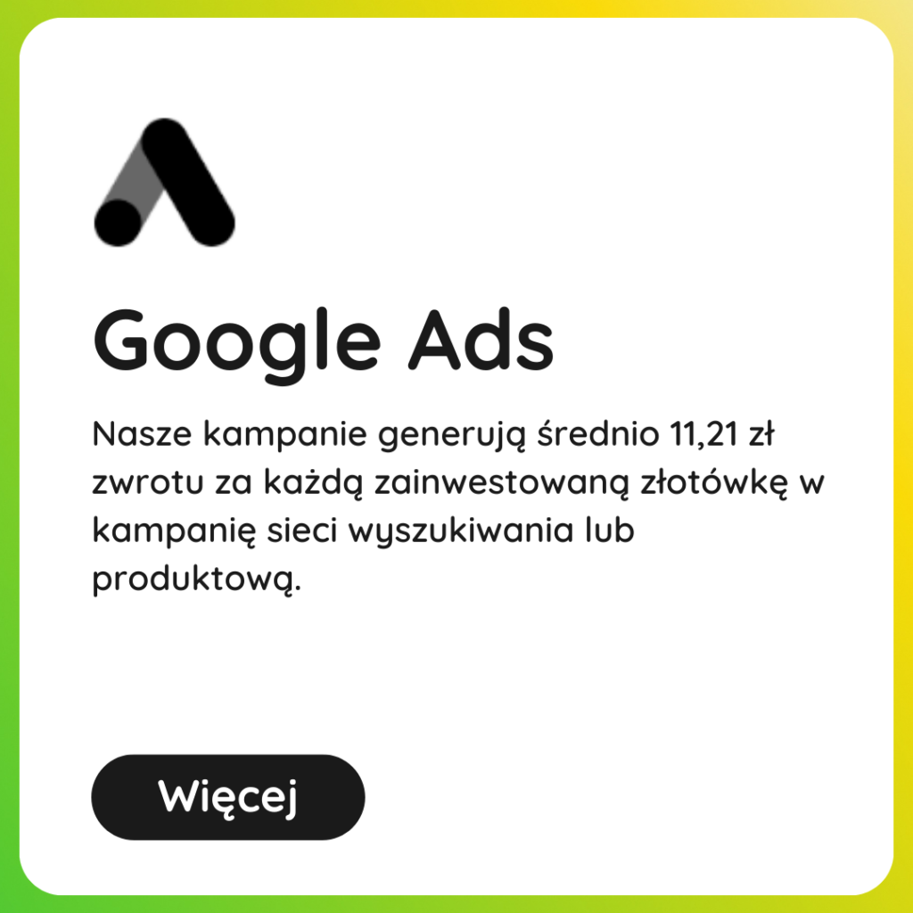 Kampanie reklamowe Google Ads