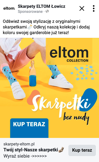 Reklama dla branży Fashion.