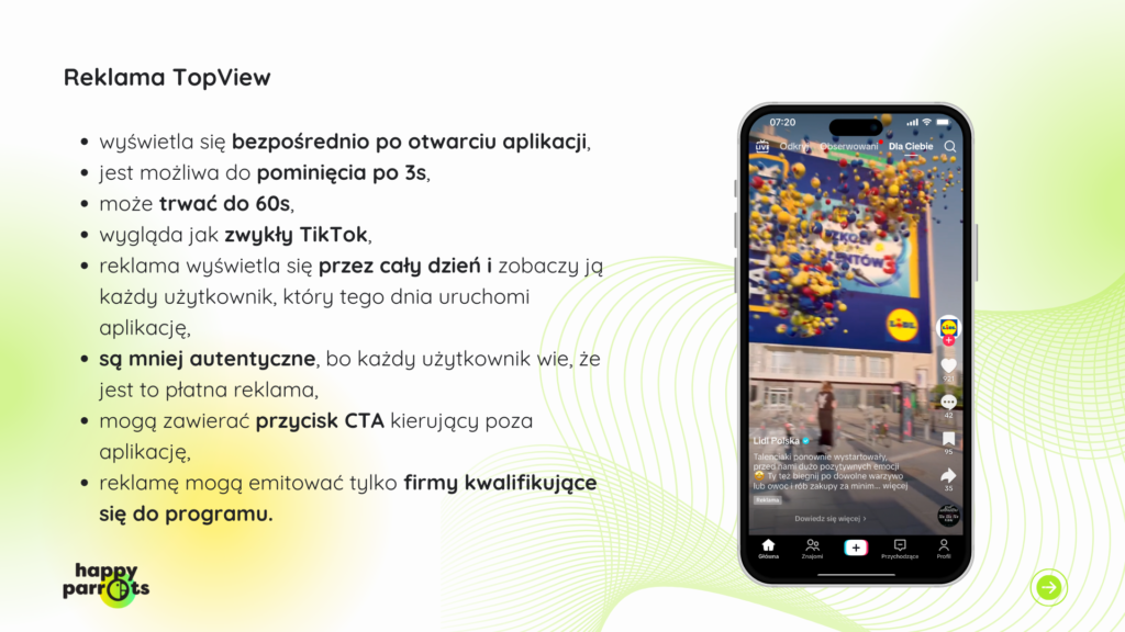Reklama na TikToku - TopView
