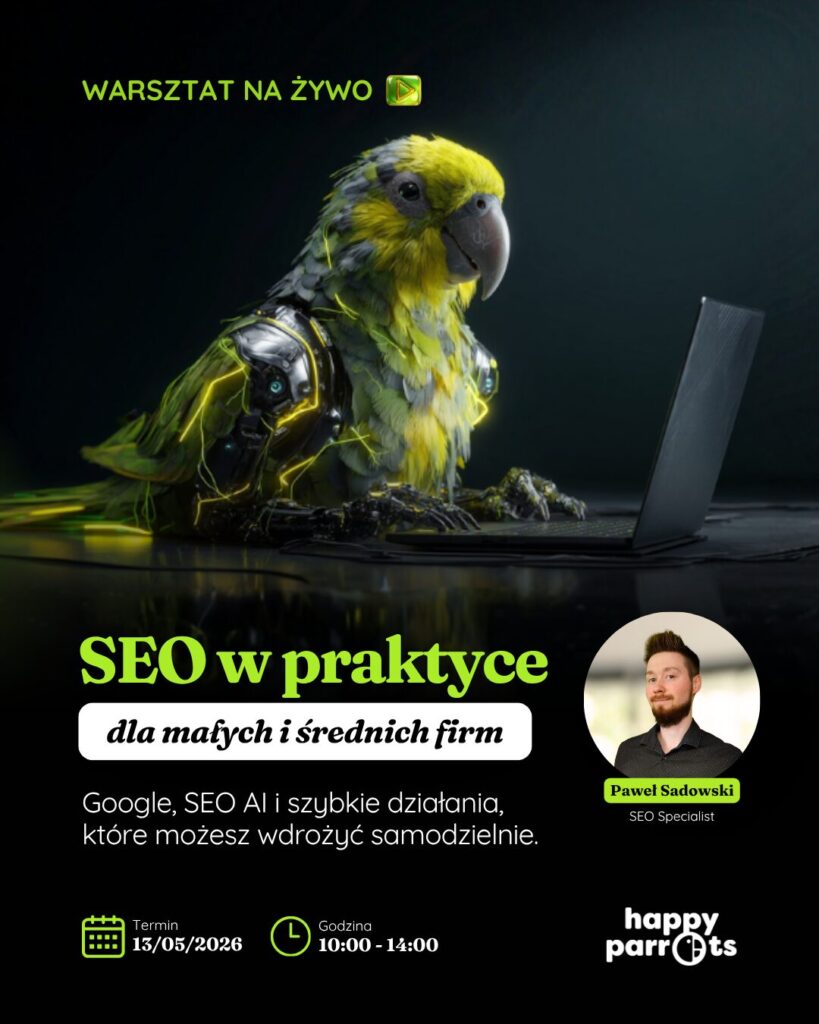 Szkolenie online: SEO w praktyce dla małych i średnich firm